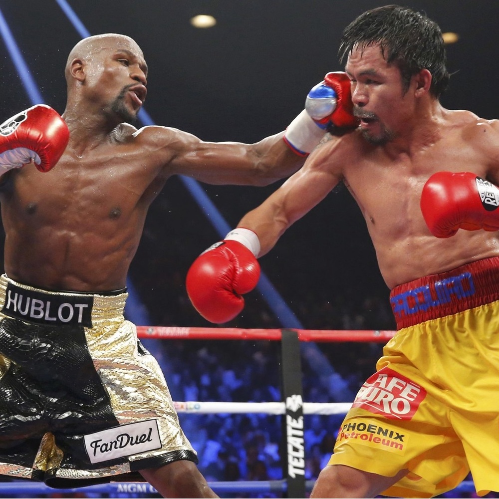 Authentic signed gloves from Mayweather vs Pacquiao 🥊